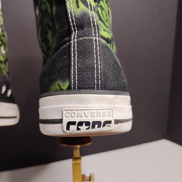 Converse Chuck Taylor All Star Pro 2000s Black & Green High Top Mens Size 5 - Picture 11 of 16